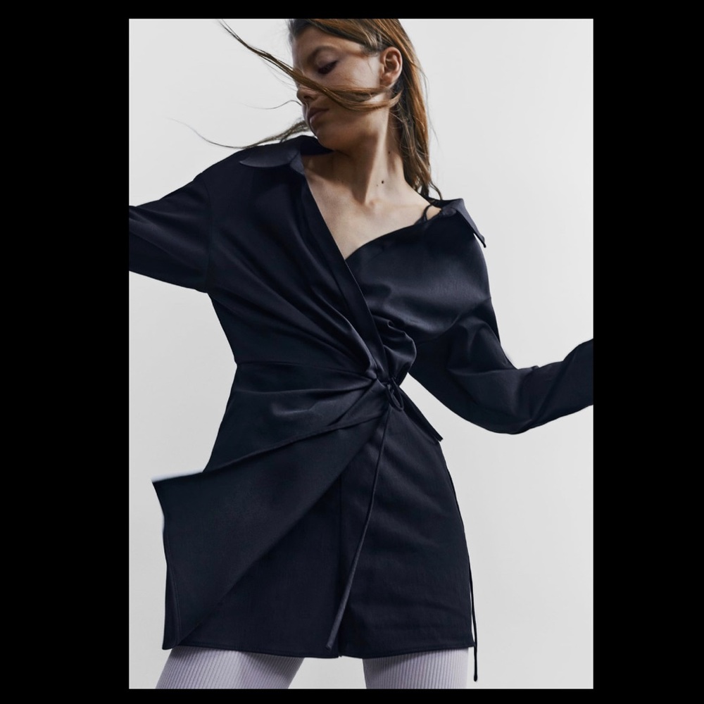 Black Zara romper dress NWT